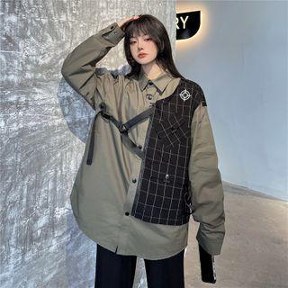 Mock Two Piece Cargo Shirt