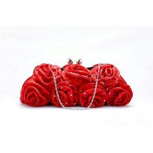 Floral Embroidered Clutch