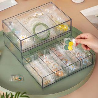 Plastic Jewelry Box / Bag (various Designs) / Set