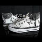 Moonlit Night High-top Canvas Sneakers
