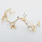 Wedding Rhinestone Flower Hair Piece As Shown In Figure - One Size