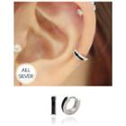 Silver Mini Hoop Earring (single)