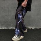 All Over Print Straight-fit Pants