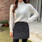 Mock-neck Lightweight Sweater