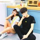 Couple Matching Embroidery T-shirt