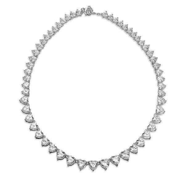 Zillionaire Heart Bling Necklace 1 Pc