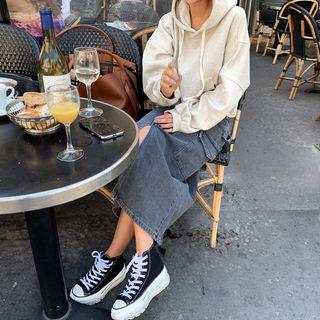 Kangaroo-pocket Drop Hoodie