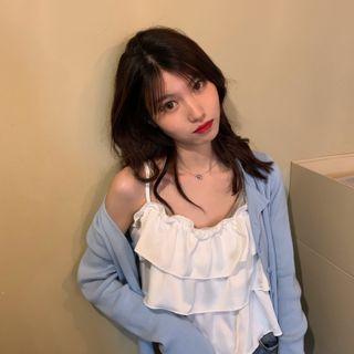 Cropped Jacket / Spaghetti Strap Top