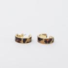 Hoop Leopard Earrings Leopard - One Size
