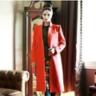 Stand-collar Snap-button Coat