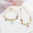 Alloy Moon & Star Bracelet