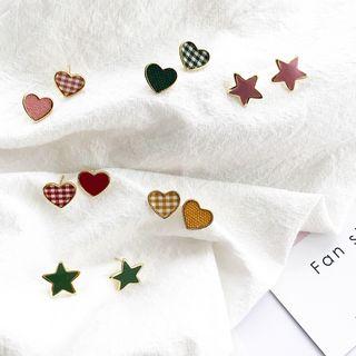 Alloy Heart / Star Earring