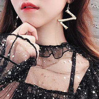 Alphabet Statement Earring