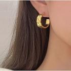Alloy Open Hoop Earring 1 Pair - E2966 - Gold - One Size