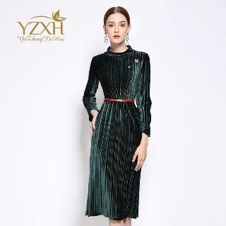 Velvet Midi Dress