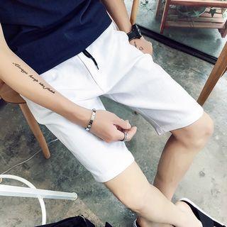 Drawstring Slim Fit Shorts