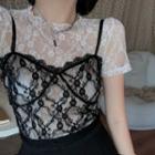 Lace Camisole / Short-sleeve Top