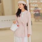 Double-breasted Tie-waist Blazer