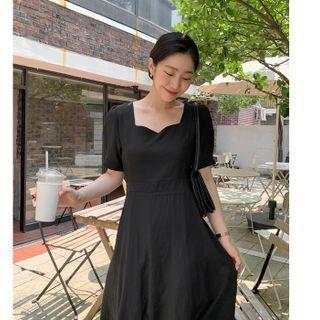 Sweetheart Long Flare Dress