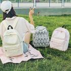 Lace Print Backpack