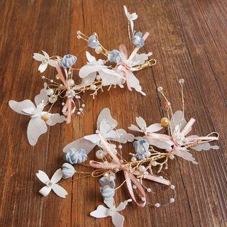 Mesh Butterfly Headpiece 1 Pair - Butterfly - One Size