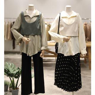Plain Shirt + Vest