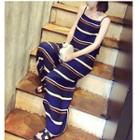 Striped Wide Leg Jumpsuit