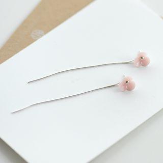 Floral Threader Earring