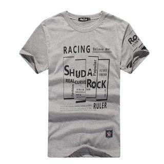 Letter Printed Short-sleeve T-shirt