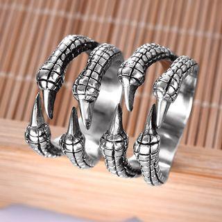 Stainless Steel Craw Open Ring