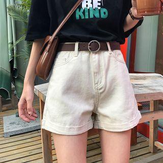 Short-sleeve Denim Shorts