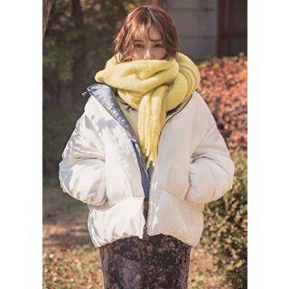 Hooded Layered Puffer Jacket
