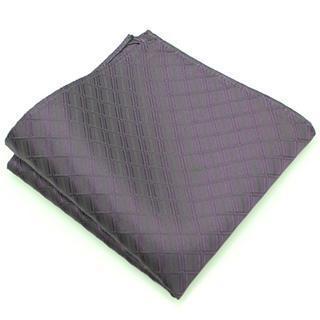 Check Pocket Square Gray - One Size