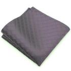 Check Pocket Square Gray - One Size
