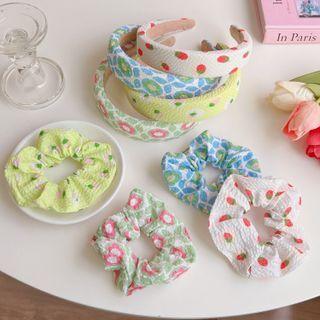 Fruit Pattern Scrunchie / Headband