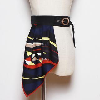 Print Handkerchief Belt