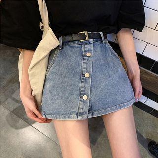 Mini Denim Skorts
