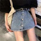 Mini Denim Skorts