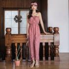 Tube Jumpsuit With Head Band
