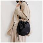 Nylon Bucket Bag Black - One Size