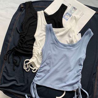 Drawcord Tank Top