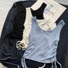 Drawcord Tank Top