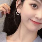 Metal Ring Stud Earring