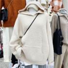 Hooded Sweater Almond - One Size