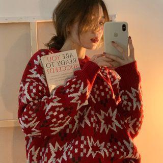 Oversize Round-neck Sweater