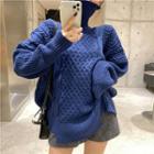 Turtleneck Sweater Sapphire Blue - One Size