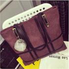 Plaid Bobble Shoulder Bag