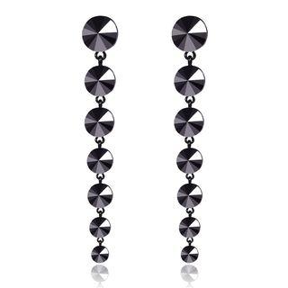 Embellished Dangle Earring Black - One Size