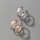 Set Of 4: Ring 18816 - Set Of 4 - Silver & Gold - One Size