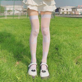 Bear Jacquard Stockings